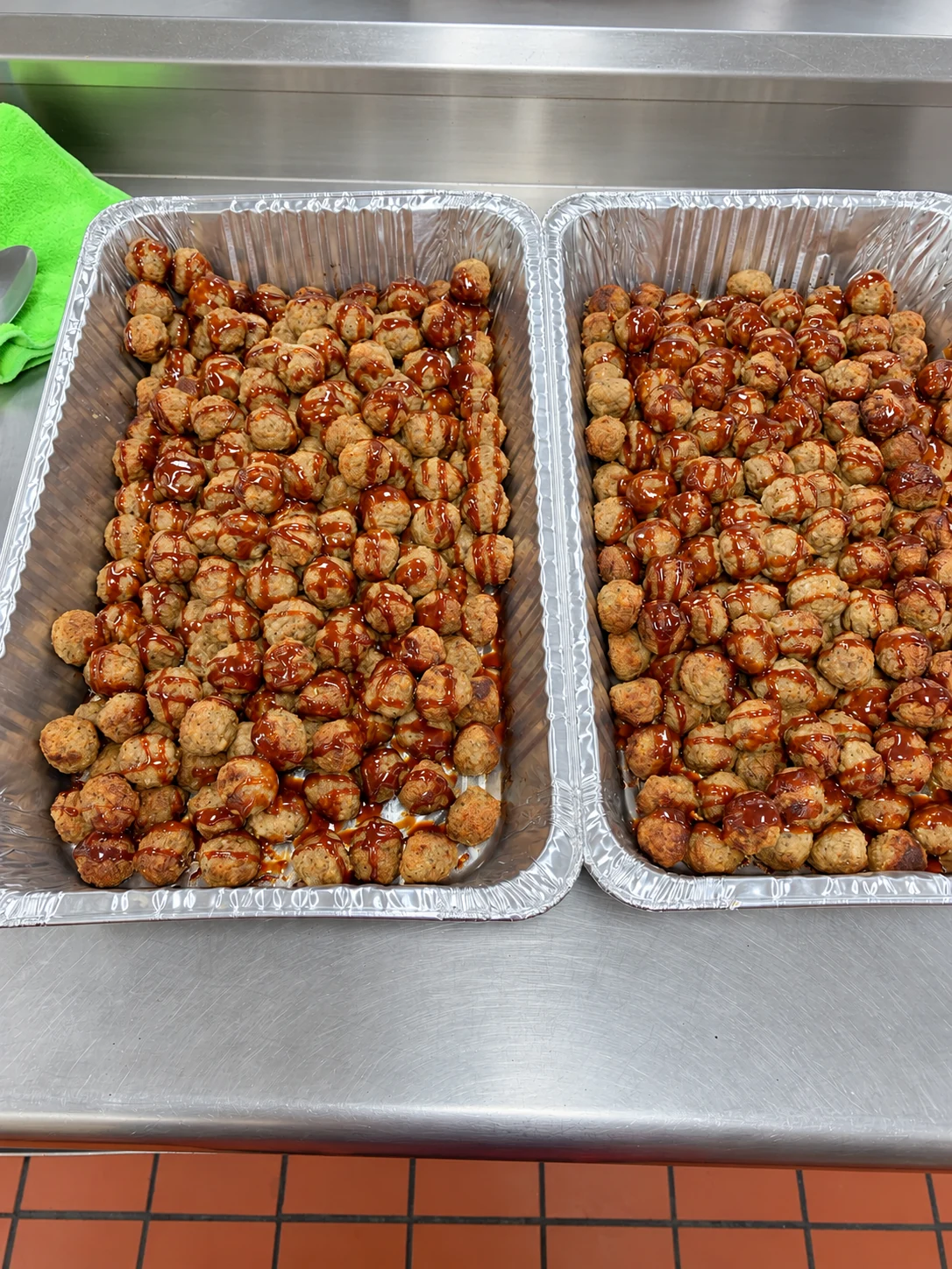 Food service photo provided by M&J Express Catering