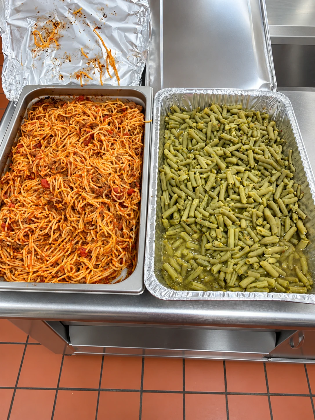Food service photo provided by M&J Express Catering