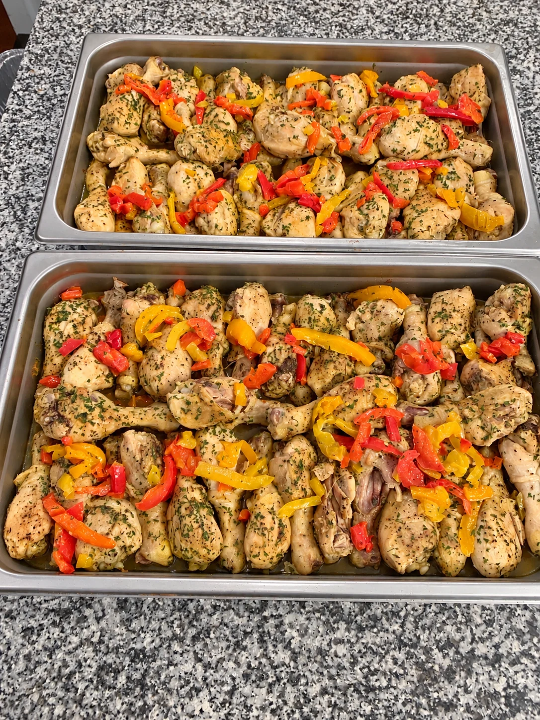 Food service photo provided by M&J Express Catering