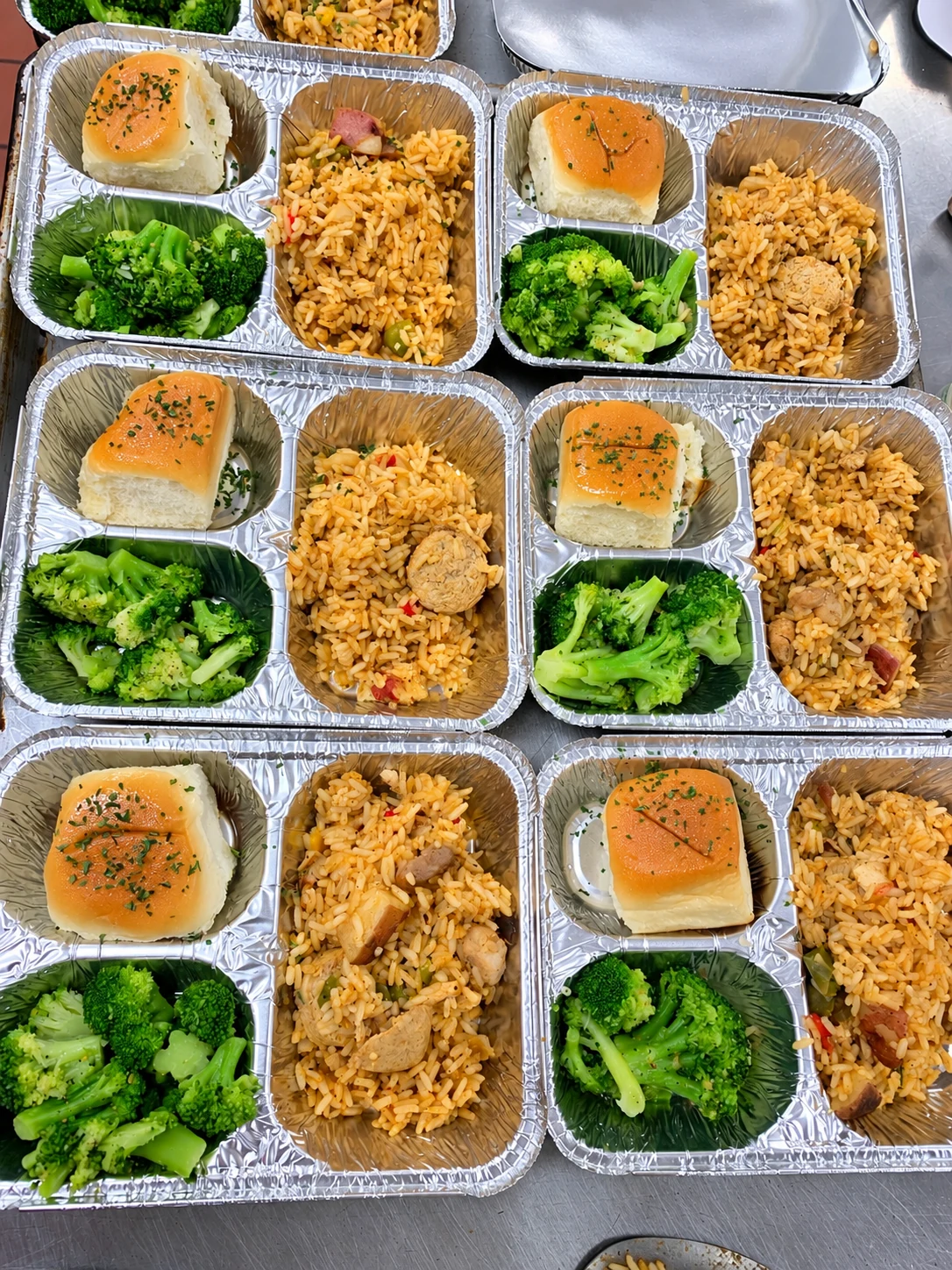 Food service photo provided by M&J Express Catering