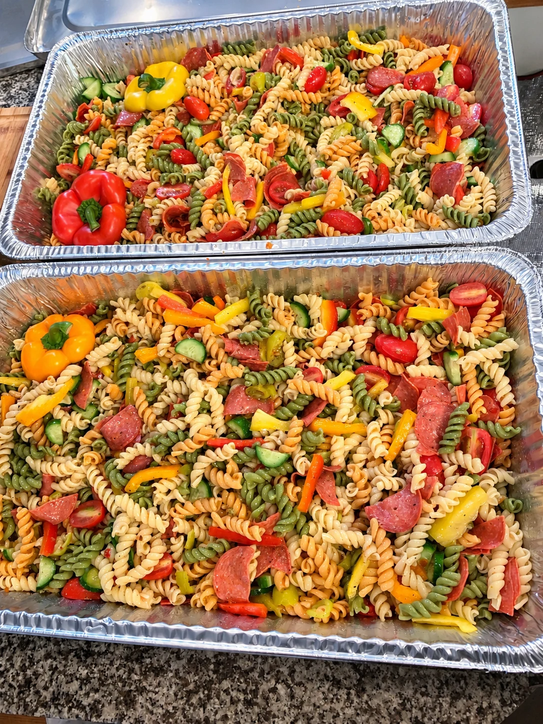 Food service photo provided by M&J Express Catering